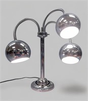 VINTAGE CHROME TABLE LAMP