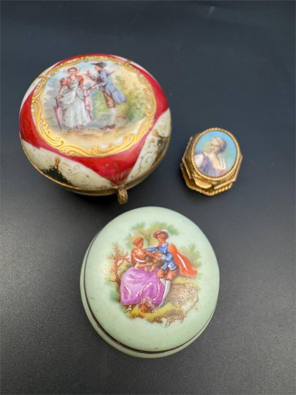 Vintage small boxes limoges and more
