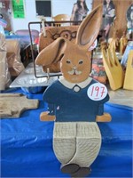 SITTING SHELF BUNNY -WOOD