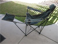 Lounge Chair w/Foot Rest & Case, Folding
