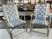 Aluminum Folding Rocking Chairs