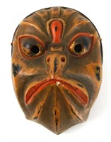 Ceremonial Japanese Mask w beaked face