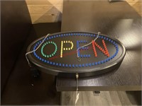 "OPEN" SIGN