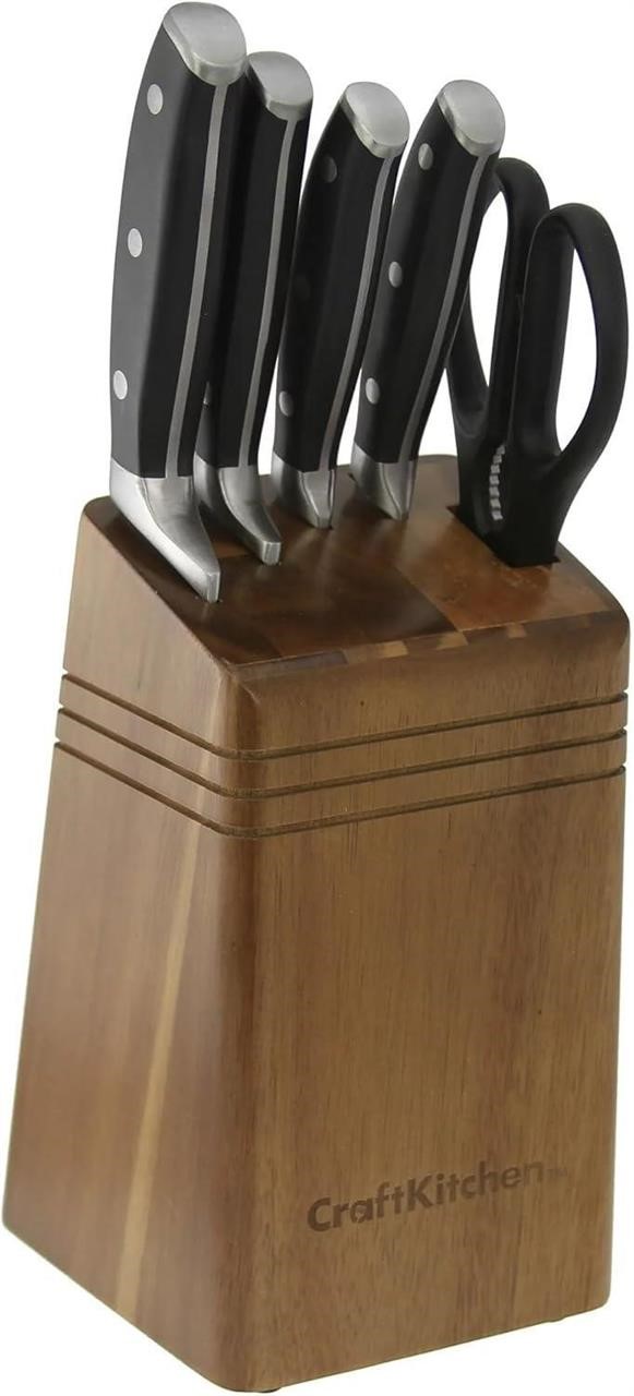 Craft Kitchen 6 Piece Knife Block Set