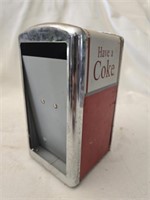 Vintage Have a coke napkin container