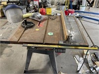 10'' Craftsman Table Saw; Motor Runs; Blade Turns