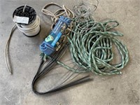 Assorted Rope; Cable Shock Cord; Large Zip Ties