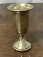 Sterling Silver Weighted Crown Cup