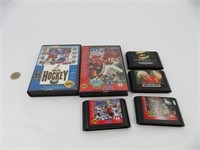 6  jeux pour Sega Genesis