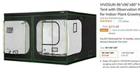 VIVOSUN 96"x96"x80" Mylar Hydroponic Grow Tent