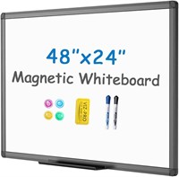 VIZ-PRO Whiteboard  48 x 24 in  Black Frame