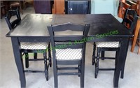 Pub Style Dining Table w/ 3 Chairs