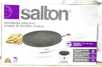 Salton Cordless Electric Crêpe & Tortilla Maker