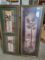 Palm Tree Framed Art