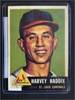 TOPPS 1953 HARVEY HADDIX ROOKIE