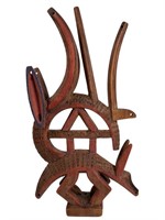 Mali Bambara Chi Wara Crest Headdress