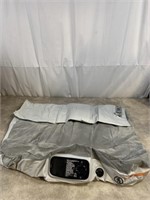Twin size air mattress with built-in pump