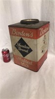 Borden’s malted milk can
