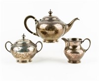 S Kirk & Son Sterling Silver Teapot Set