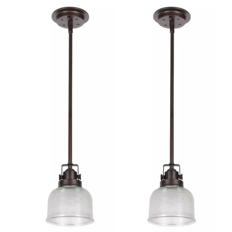 New Set of 2 Hanging Ceiling Light Pendant