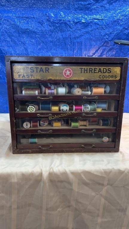 1920’s "Star" threads general store spool c