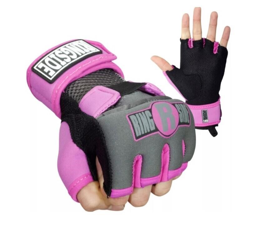 Ringside Gel Handwraps-PINK  SIZE MEDIUM