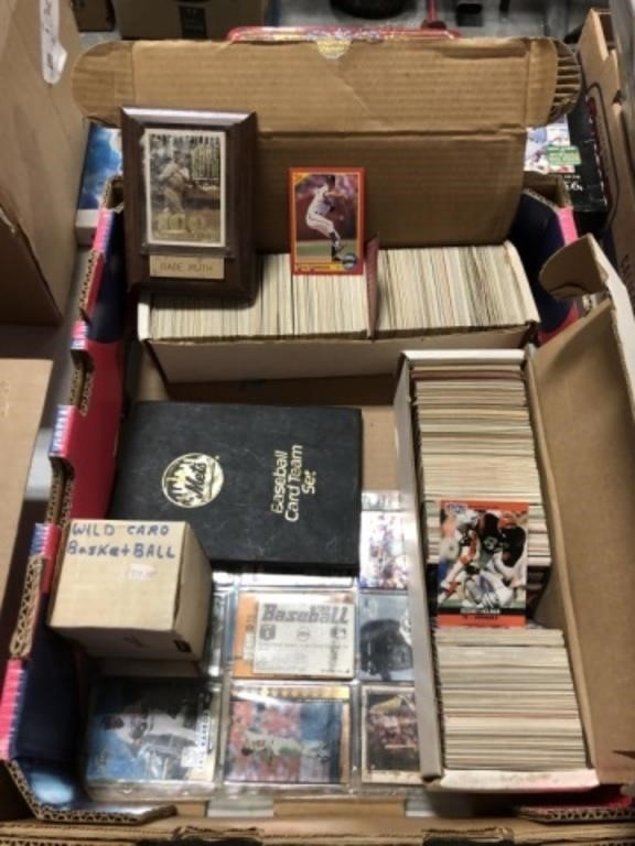 BOX OF BALL CARDS