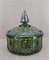 Avocado Indian Candy Dish w/ Lid