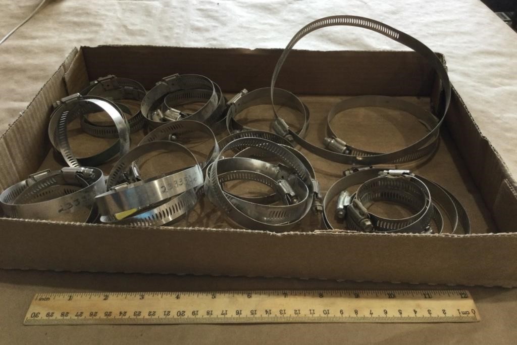 Assortment of hose clamps