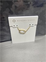 Kendra Scott Elisa Gold Mother Of Pearl Necklace