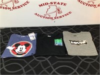 (3) Youth 14/16 Tee Shirts Lot New Disney &