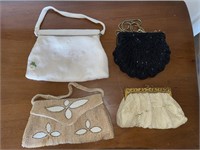 C. 1950 Collection of Beaded Handbags & Clutchs