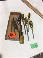 Stanley screwdrivers, drill bits and more