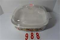 Corning Ware Casserole Dish With Lid