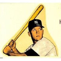 1950's Mickey Mantle Transfer Decal