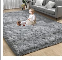 Grey Rug for Living Room, Super Large 8'X10'