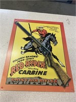 Daisy Red Raider Carbine Metal Poster