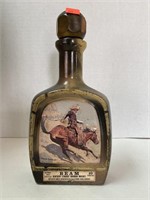 Vintage Bourbon Whiskey Bottle (Empty)