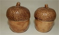 Hand-Painted Ceramic Acorns
