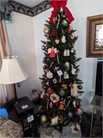 Artificial Christmas Tree & Ornaments