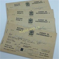 Canadian Government Ration Books