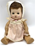 Vintage American Character Doll 13" - missing