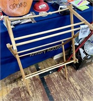 WOOD PEGGED DRYER RACK