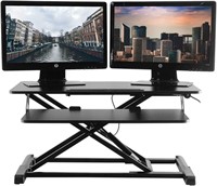 Stand Up Desk Converter and Monitor Riser