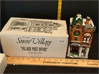 Dept 56 Snow Village Post Office w/Box