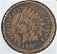 1907 Indian head penny