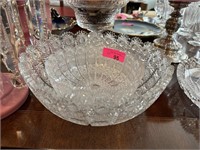 2PC MATCHED HIGH QUALITY CUT CRYSTAL BOWLS