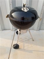 Weber Charcoal Grill On Wheels