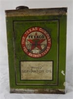 1920's 1/4 Gallon Texaco Green Oil Can