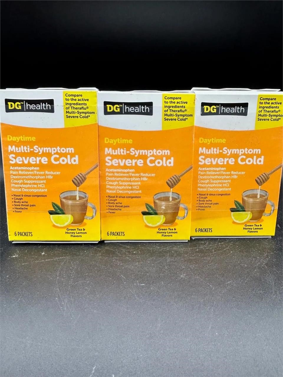 3 PACK DG Health Daytime Multi-Symptom Severe Cold